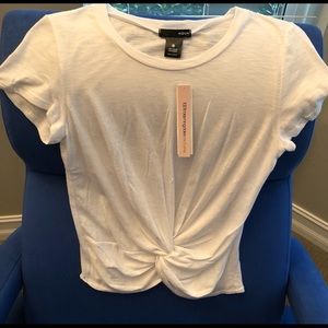 Aqua Twist-Front Tee